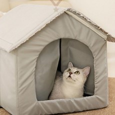길냥이 텐트형 보호 하우스 방수 쉼터 야외 고양이 입구커튼, 1개, 상세페이지 참조