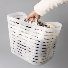 [무인양품] 폴리에틸렌 부드러운 바스켓 (세탁바구니) 메쉬타입 33L