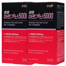 고함량 아르기닌 6000 활력 게이지 리부트 높이는 액상 스틱, 60개, 1회분