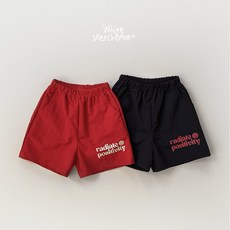 아동용 바스락 나일론 100 나염 반바지