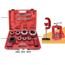 4 포인트-1.2 인치 내구성 나사 스레딩 기계 수동 물 파이프 힌지 트위스트 플레이트 다이, [04] package 4, 1개