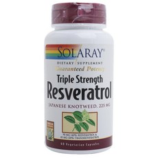 SOLARAY 白藜蘆醇膠囊 225mg, 1個, 60顆