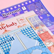 산리오 캐릭터즈 미술시간 미술학원 그리기 필수템 스케치북 3P 1묶음, 3개