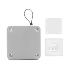 코드 없음 정지 유형 표면 펀칭 자동 가능한 조정 클로저 문짝 브래킷, White 1 Generation, 1개