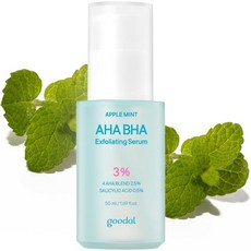 Goodal 구달 애플 민트 AHA BHA 엑스폴리에이팅 세럼, 1개, 50ml