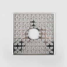 스텐 배수구 유가 세탁기용 뚜껑 커버 180x180mm, 1개