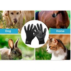 집사사랑 반려동물 샤워장갑 강아지용품 고양이용품 펫용품 애견 목욕장갑, 블랙, 1