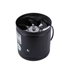 축 파이프 금속 송풍기 욕실 삽입 팬 덕트 220V용 채널 h 배기 4inch AU 추출기, 1개, B. 110v 6인치 블랙