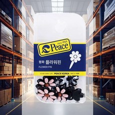 플라워핀 종이 게시판 메모 사무실 서류 포스터