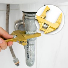 지오비즈 양면 몽키 스패너 골드, 1개