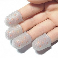 통기타1P 실리콘 OC1019논슬립 통증방지 다용도 골무, 그레이 XL(10195)