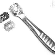 발 뒤꿈치 발바닥 굳은살 각질 제거 관리 페디큐어 풋 케어 위생 스테인리스 소재, 상세페이지 참조ml, 1개, 본품