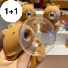 [풍선사이즈업]카피바라말랑이 말랑이장난감 스퀴시 풍선 카피바라1+1, 풍선카피바라1+1, 2개