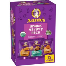 Annie’s 낱개 개별 포장 과자 애니의 스낵 다양팩 체다 버니와 버니 그래엄스 1온스 36개, 체다 바니, 12개입 (1팩), 1개