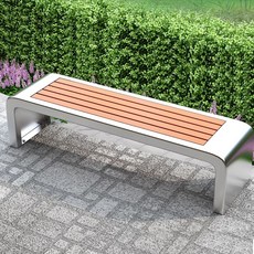 야외벤치 정원벤치 테라스벤치 야외용벤치 공원벤치 벤치 의자, 컴포트 스텐레스 그레이 60, 컴포트 스텐레스 그레이 60