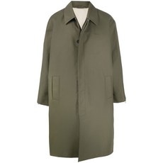 032C 로고 장식 트렌치코트