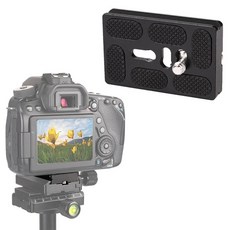 삼각대 합금 플레이트 DSLR 카메라 캐논 호환 PU60 60mm, 1개