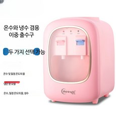 소형 가정용 스탠딩 미니 데스크탑 냉온수기 정수기 탁상형 사무실용 냉수 온수 냉·온겸용 직결형 냉온수기 정수기 음수기 음수대 휴대형 냉온수기 정수기 테이블위 1인 가구용 원룸용, 핑크-도어 온수