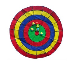 공던지기 게임 찍찍이공 야유회 과녁맞추기 체육교구, 1개, 1m 숫자 타겟+소프트볼20개