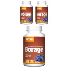 Jarrow FORMULAS 賈羅公式 琉璃苣油軟膠囊 1200mg, 120顆, 3罐