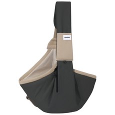 HIDREAM 極簡探險家 斜跨托特包 狗狗貓貓外出專用, 蕎麥灰