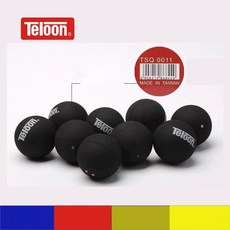 블루닷 스쿼시볼 초보자용 연습구 훈련용 스쿼시 공, 1. 싱글 블루닷