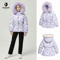 [백화점 출고] 블랙야크 키즈 여아 BK하퍼스E다운자켓#2 퍼플자켓 걸즈 점퍼