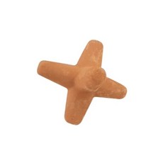 아마존 황토 세라믹 테트라포드 6발 소 (테트라포드 6발 방파제 블럭 어항장식), 1개