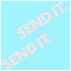 IronKlad Send IT 비닐 스티커 - 2.5cm X 12.7cm 데칼 화이트 비닐 2팩 416562, IronKlad Send IT 비닐 스티커 - 2.5c