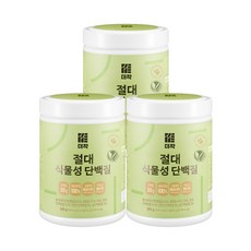 더작 절대 식물성 단백질, 500g, 3개