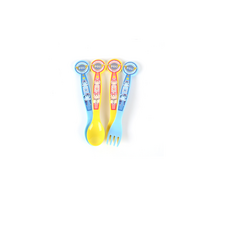 로보카폴리 포인트 스푼포크 4P, 1개, 수저포크4P, 블루/옐로우