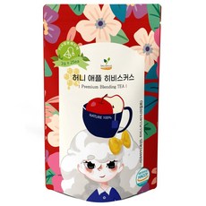 허니 애플 히비스커스 과일 허브티 블렌딩차 삼각티백, 2g, 1개, 25개입