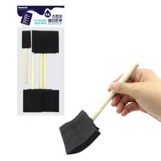 페인트 스펀지붓 4개 K6655 브러쉬 부자재 붓