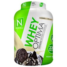 NutraKey 乳清 Optima 優質蛋白質複合物, 餅乾和奶油, 1個, 2268克
