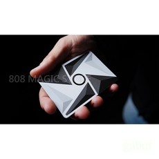 808 MAGIC Virtuoso deck 最新黑白灰調魔術紙牌, 1個
