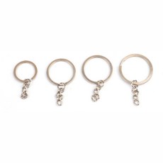 썸레이마켓 DIY용 납작 체인링 키링제작업체, 8개