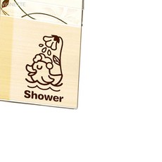 Toilet Shower 화장실 포인트 스티커 다크 홈데코 캐릭터스티커, 상세페이지 기재, 상세페이지 기재, 상세페이지 기재