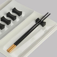 업위드 블랙 수저 받침대 1P 젓가락받침 숟가락받침 숟가락받침대