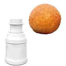 DIY 쌀과 야채 롤 몰드 2개 다기능 주방 미트볼 재사용 가능한 수동 도시락, 03 Round head