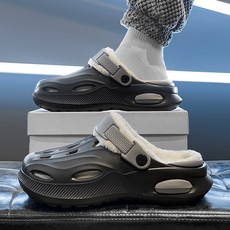 미노스토리 겨울 방한 족저근막 리커버리 남녀공용 털샌들