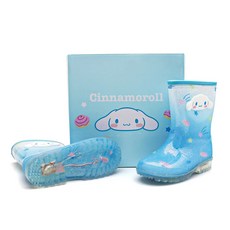 산리오 정품 라이팅 레인부츠 아동 장화