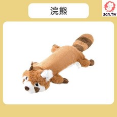 快樂萌寵 狗狗玩具 發聲玩具, 1個, 浣熊