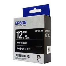 엡손 LW-K200KP 카카오라벨프린터 12mm SD12K 검정, 기본, 1개