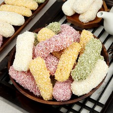 수제로 만든 전통 한과 실속형 오색 유과세트(1kg내외), 실속형오색유과세트, 2개, 1kg