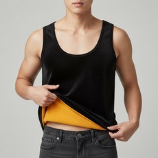 (시즌off 특가할인) 엘마운틴 2중발열 남자 기모 나시 겨울 보온 내의 런닝 2장 3장