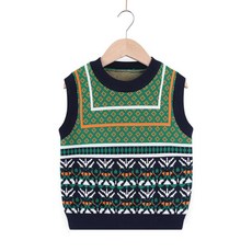 Do Brother Jang Mi-ri 兒童針織背心 V 領毛衣 兒童 兒童