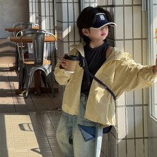 아동 박시핏 등산 후드집업 4894