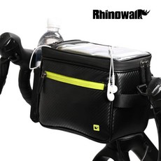Rhinowalk 自行車工具防水車架車把包, 碳黑-綠色