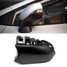 Moonlinks 미러 하단 커버 토요타 코롤라 2020 2021 2022 2023 2024 2025와 호환 왼쪽 및 오른쪽 외부 방향 지시등 유형 포함 8794B-12G, 왼쪽 텍스처 블랙