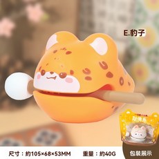 【啟吉堂】喵喵木魚敲敲樂 • 功德圓滿 辦公室舒壓 萌寵桌寵 專注神器, 1個, 敲佛系豹子